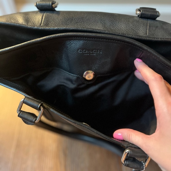 Coach large tote black - Picture 3 of 11